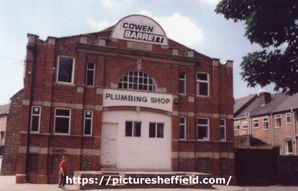 Cowen and Barrett Ltd., plumbers merchant, former Wincobank Picture Palace, Merton Road, Wincobank