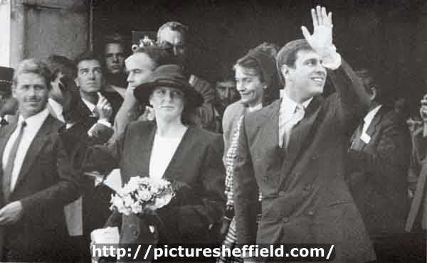 South Yorkshire Police: The Duke and Duchess of York during a visit to Sheffield