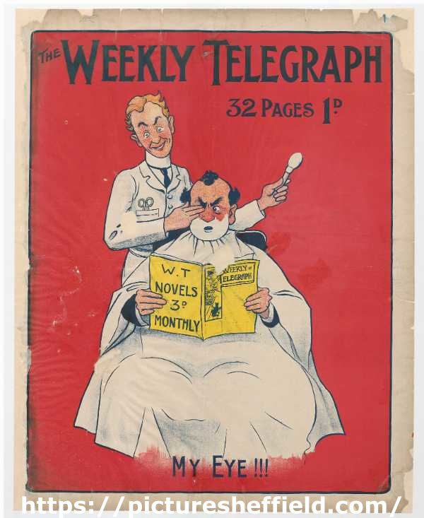 Sheffield Weekly Telegraph poster: My eye