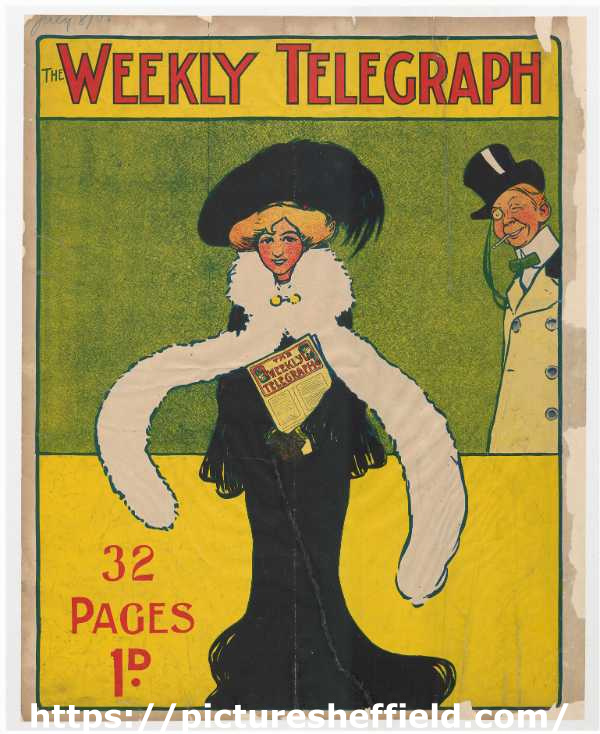 Sheffield Weekly Telegraph poster