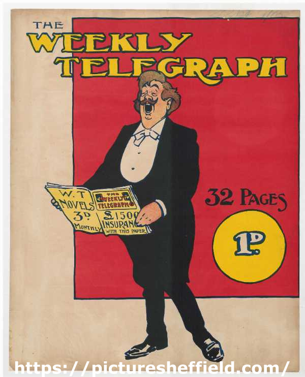 Sheffield Weekly Telegraph poster
