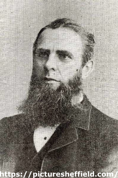 Samuel M[eggitt]. Johnson (1838 - 1925), partner in George Bassett and Co., manufacturing confectioners, Portland Street