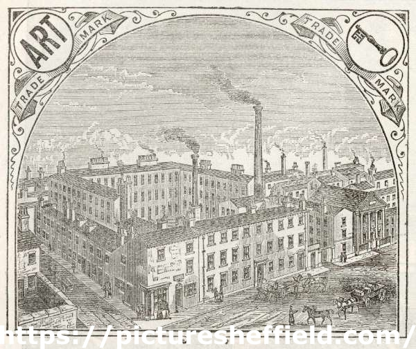 George Butler and Co., manufacturers of cutlery, steel and plate, Trinity Works, No. 105 Eyre Street