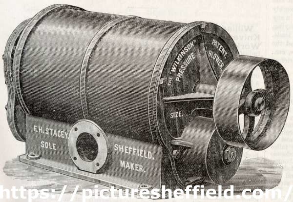 Machinery manufactured by F. H. Stacey, millwright, engineer and steam hammer maker, Heeley Bridge Works, London Road