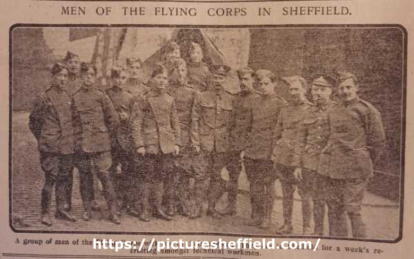 Men of the Flying Corps in Sheffield