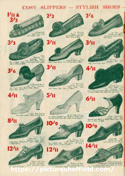 Sheffield and Ecclesall Co-operative Society Ltd: The Arcade Xmas shopping guide - cosy slippers, stylish shoes