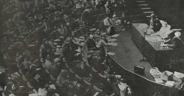 'European Nuclear Disarmament (END)', meeting of the Sheffield European Nuclear Disarmament Group, City Memorial Hall