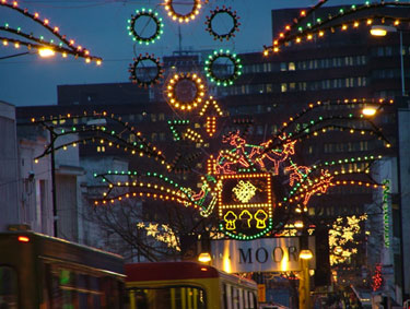 Christmas Illuminations in Pinstone Street