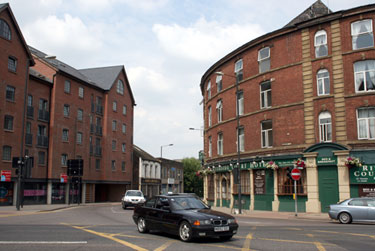 Riverside Court Hotel, Nos. 4 - 12 Nursery Street at the junction with The Wicker