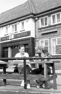 White Horse public house, No. 104 Halifax Road at the junction of Southey Green Road