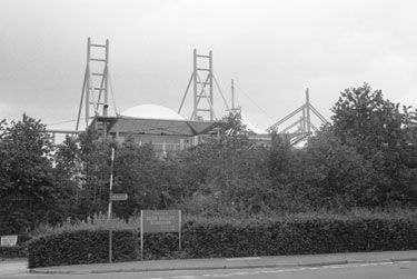Don Valley Stadium from Worksop Road