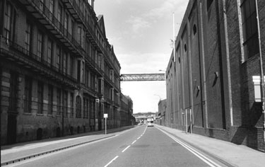 Sheffield Forgemasters, River Don Works (right) and derilict British Steel Corportation (formerly English Steel Corporation) Offices (left), Brightside Lane