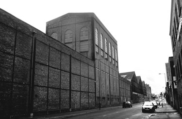 Cyclops Works, Carlisle Street former premises of British Steel Corporation Ltd originally Charles Cammell and Co. Ltd later Cammell Laird and Co. Ltd also English Steel Corporation