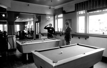 Pool tables, Yorkshire Grey public house, No. 69 Charles Street