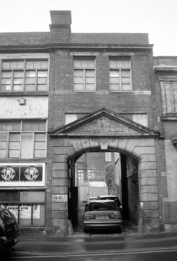 Former premises of Robert Sorby and Sons, edge tool manufacturer, No. 44 Wellington Street.