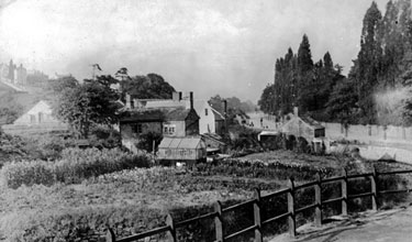 Rivelin Valley Road, Malin Bridge, near the Cemetery, Spooner Wheel can be seen in background on left
