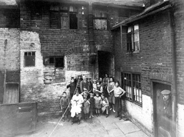 Residents of a Court, School Lane off Duke Street, Park