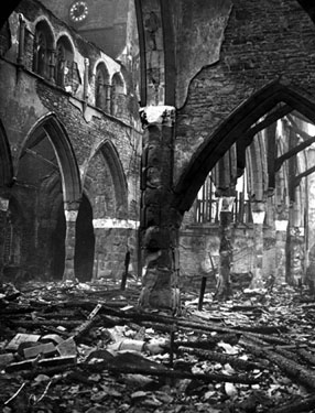 St Mark's Church, Broomhill, air raid damage