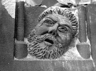 Carved Detail from Christ Church, Attercliffe after air raid