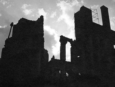 Cockayne's site [T. B. and W. Cockayne Ltd., department store], Angel Street, after air raid