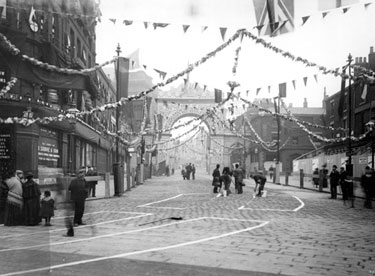 Decorations for visit of Queen Victoria, Barker's Pool