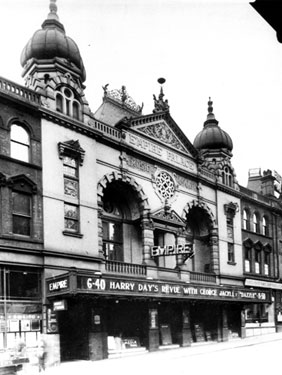 Empire Theatre, Charles Street. Opened 1895. Closed May 1959 and demolished the following year