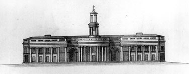 Architects design for the old Corn Exchange - 1830 (this was not the adopted design)