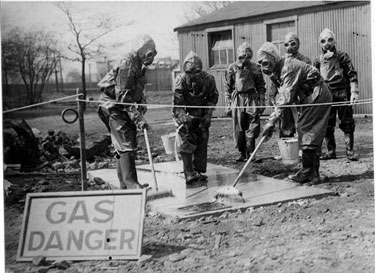 Sheffield Corporation Electricity Department, anti-gas training