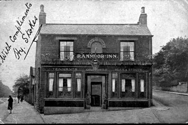 Ranmoor Inn, No. 330 Fulwood Road, Ranmoor at junction with (right) Ranmoor Road