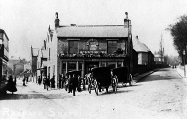 Ranmoor Inn, No. 330 Fulwood Road and junction (right) with Ranmoor Road 