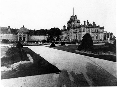 Endcliffe Hall and the Grand Conservatory. 