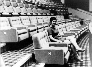 Pullman seats at the new Gaumont Cinema, Barkers Pool