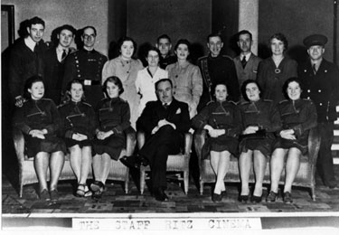 Manager and staff of the Ritz Cinema, Parson Cross