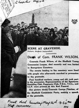 The Funeral of Frank Wilson