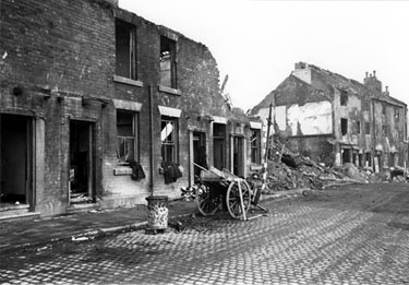 Button Lane after blitz