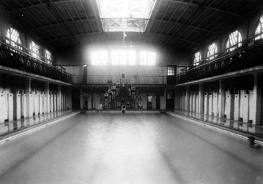 The first class baths at Glossop Road, prior to alterations
