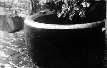 Water Trough from the yard of the Tontine Inn 	