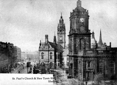 St. Paul's Church and Town Hall, Pinstone Street