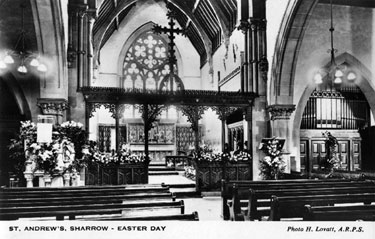 St. Andrew's C. of E. Church, Easter Day, interior