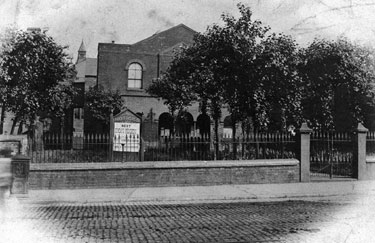 Attercliffe Wesleyan Methodist Church, Attercliffe Road, demolished 1924