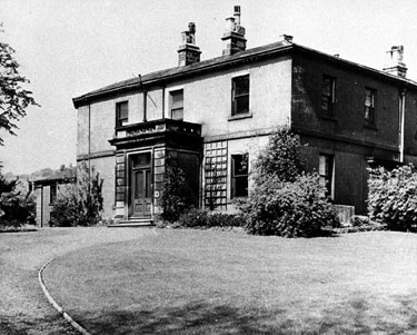 Westbourne House, Collegiate Crescent, later School of Physiotherapy