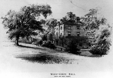 Woodthorpe Hall, Richmond Road, South and West Fronts