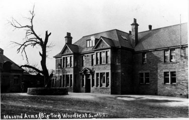 Big Tree Hotel, Chesterfield Road, Woodseats. Originally named the Masons Arms. Renamed the Big Tree due to the large oak tree at the front. Wesley is said to have preached here