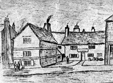 Chequers Inn, Coalpit Lane, later renamed Cambridge Street in 1857