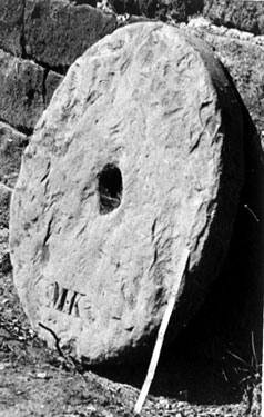 Grinders Gravestone, removed from St. Paul's Churchyard on its demolition, 1938 and deposited at Shepherd Wheel, 1943