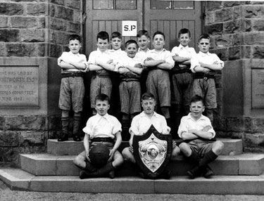 Shield winners at Fulwood Cottage Homes, Bolehill, Blackbrook Road, Fulwood