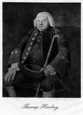 Portrait of Thomas Hanbey, died 1786 aged 74 years, , founder of the Hanbey Charity, copied by William Poole from the original oil painting by an unknown artist in the Sheffield Blue Coat School