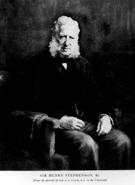 Portrait of Sir Henry Stephenson (1826 - 1904), Lord Mayor, 1908 - 09 and 1910 - 11