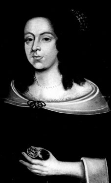 Gertrude Pegge (nee Strelley), in 1653 aged 21