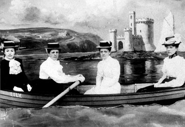 Seaside studio portrait